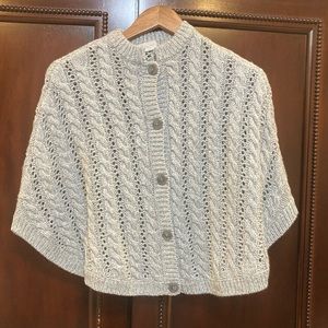 Girls Gray Shaw Sweater Crazy 8, Size 7-8 Kids